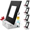 Luxrite 6" Square Ultra Thin LED Recessed Downlights 5 CCT 2700K-5000K 12W 1000LM Dimmable Black 4-Pack LR23764 LR23779-4PK - alternate 1